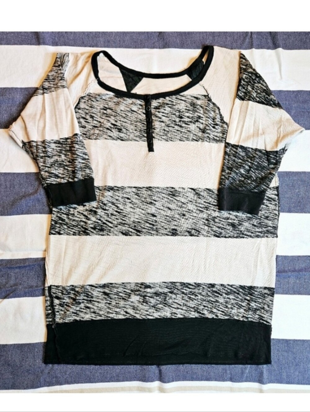 Free People We The Free 100% Cotton Raglan Sleeve Tunic Top Small
